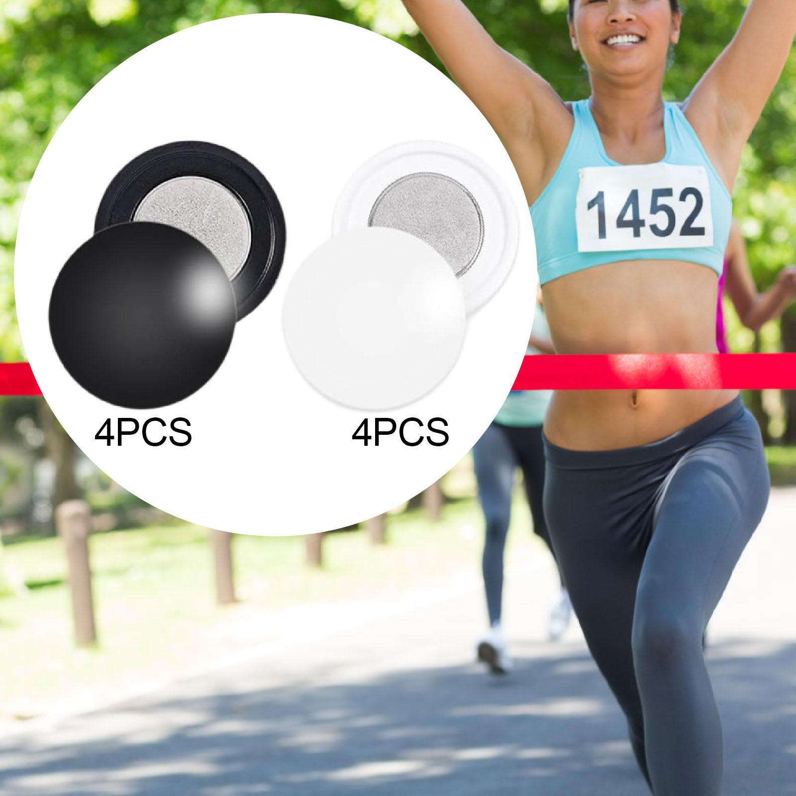Running Gear Cool - 4 Pair Magnetic Race Bib Clips