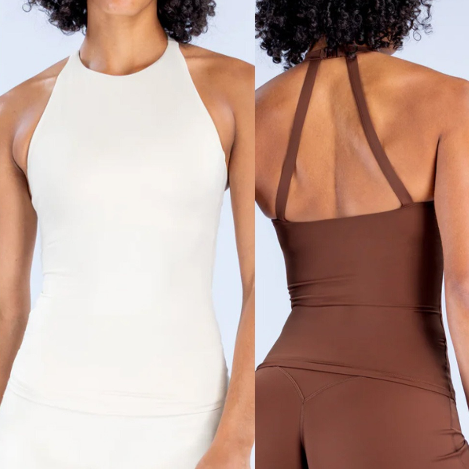Running Hydration Vest - Women Halter Tank Top Built In