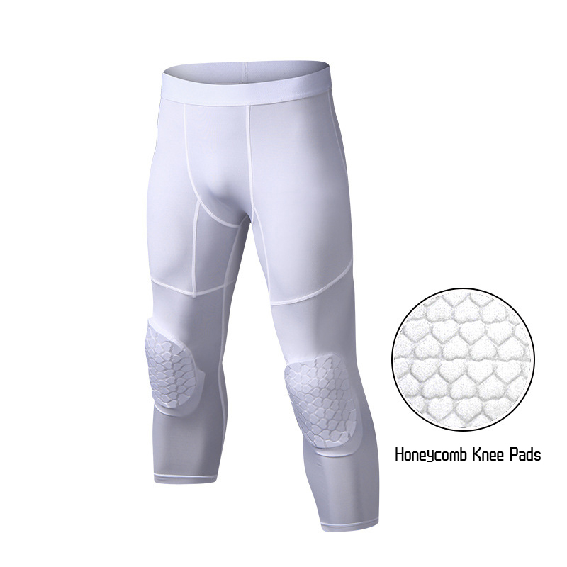 Running Gear Cool - Men's Basketball Trousers With Knee Pads