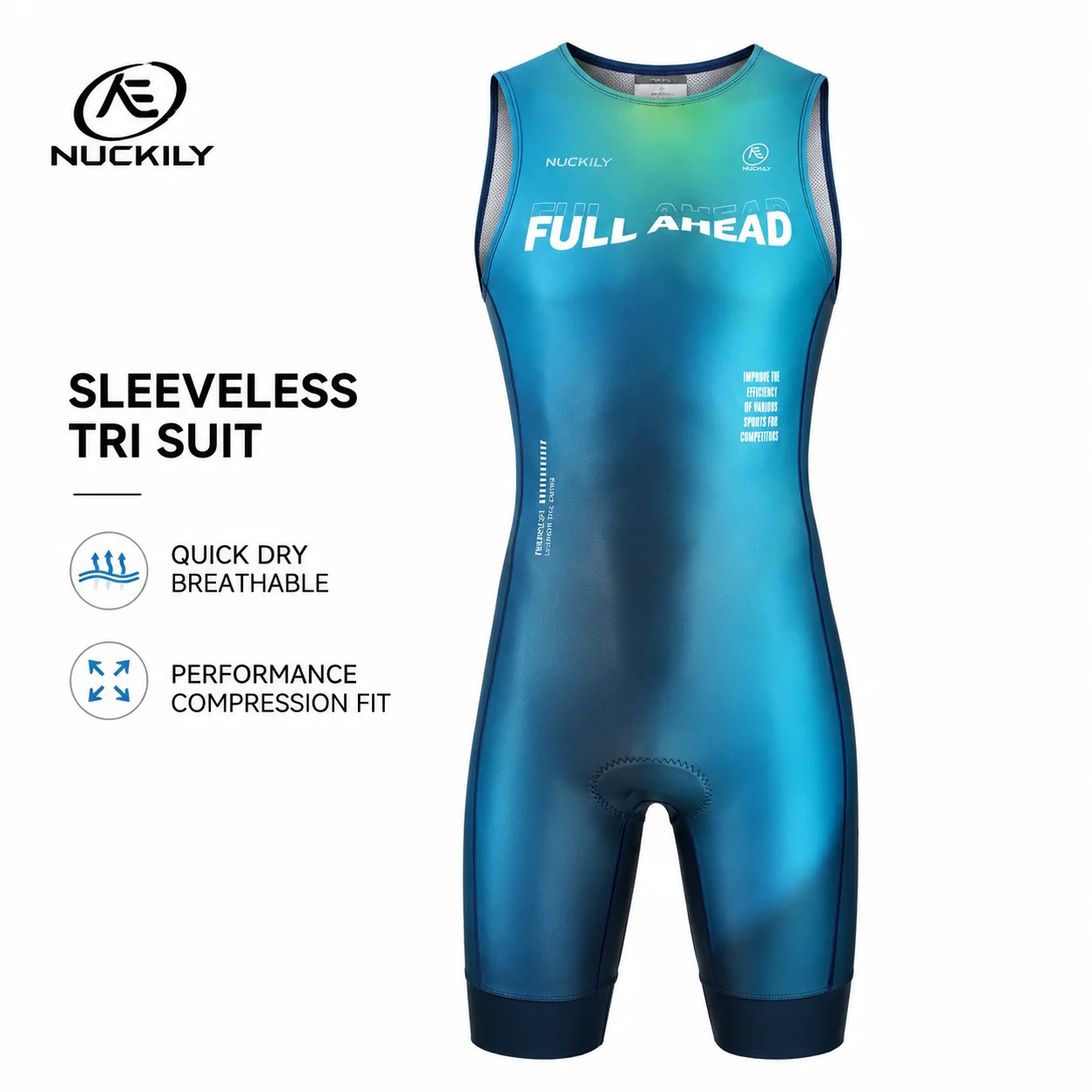 NUCKILY Triathlon Suit Sleevel - Running Gear Long Sleeve 评论和价格