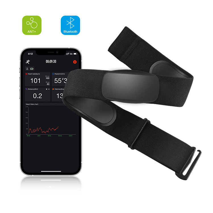 BLE5.0 ANT+ Heart Rate Monitor - Heart Rate Strap Chest 评论和价格