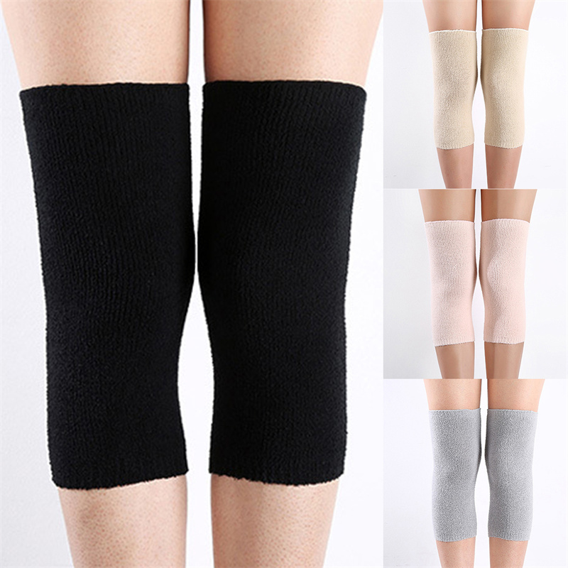 1 Pair Winter Warm Knee Pads B - Running Gear In Winter 评论和价格
