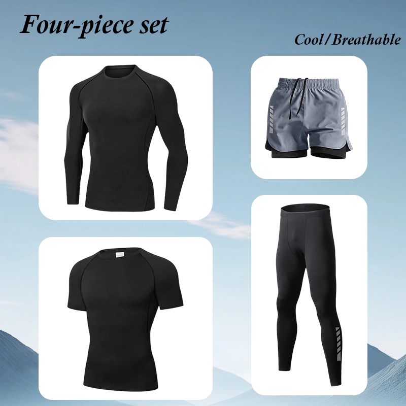 Men's Trendy Fitness Running S - Running Gear Long Sleeve 评论和价格