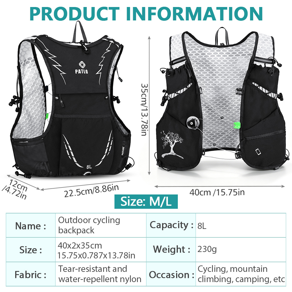 2026 New 8L Outdoor Trail Runn - Running Hydration Vest 评论和价格