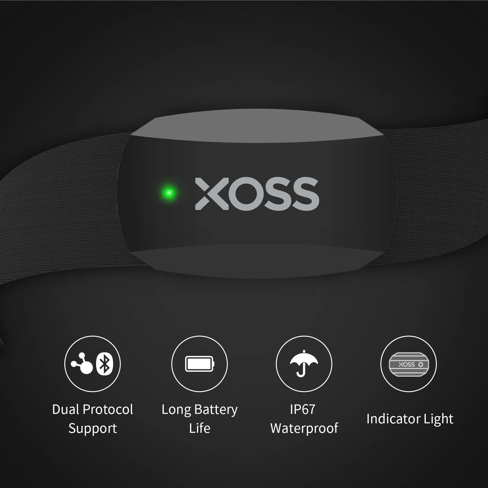 XOSS X2 Chest Strap Heart Rate - Heart Rate Strap Chest 评论和价格