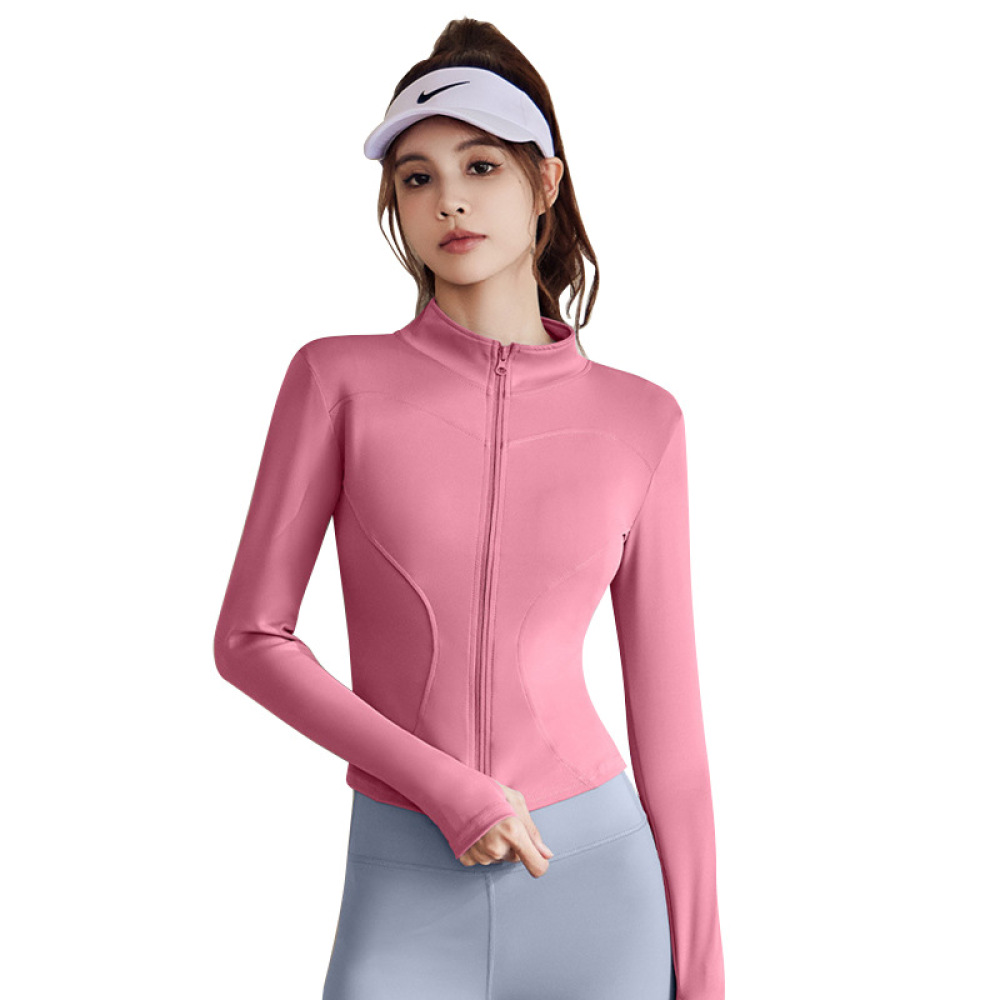 Quick Dry Athletic Yoga Jacket - Running Gear Long Sleeve 评论和价格