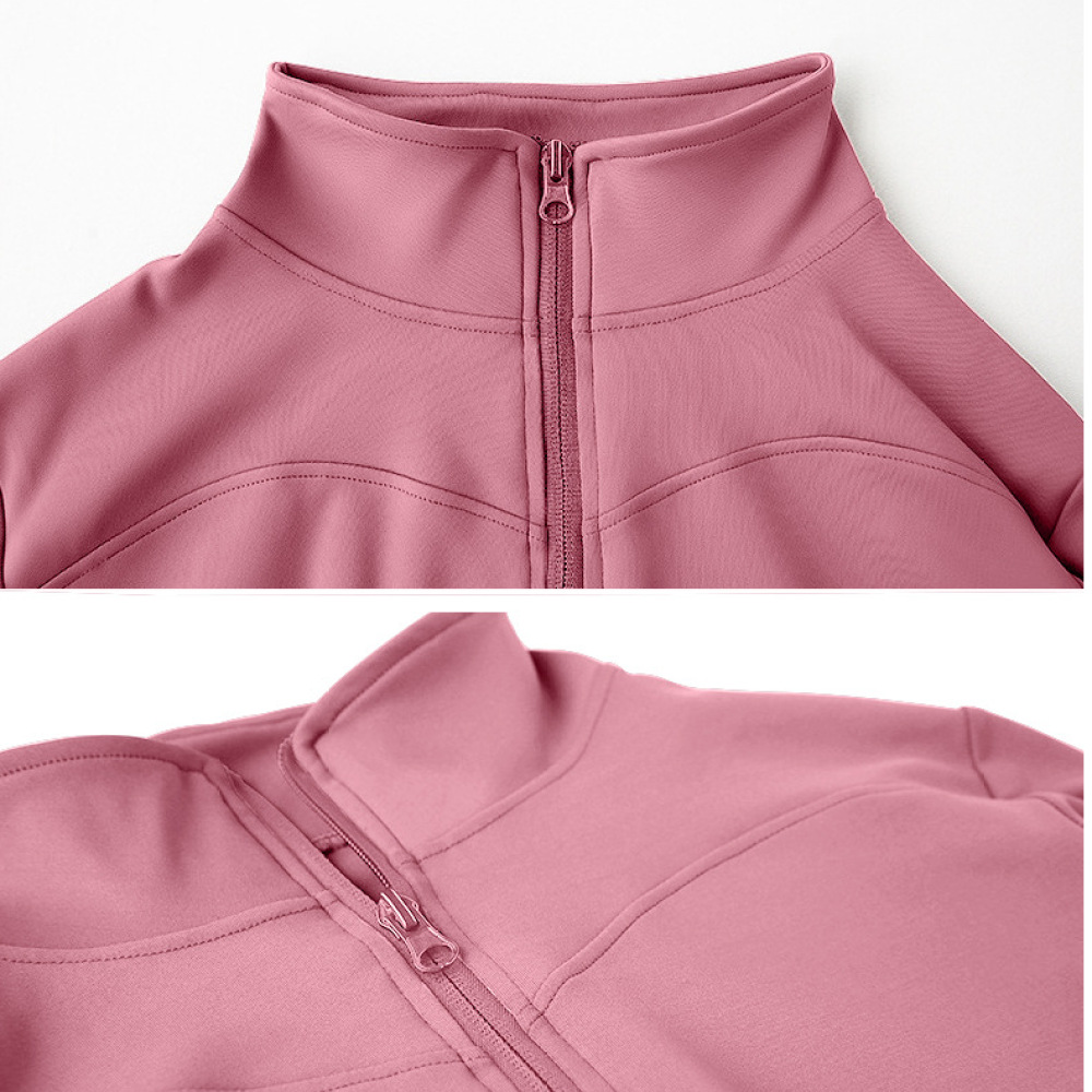 Quick Dry Athletic Yoga Jacket - Running Gear Long Sleeve 评论和价格