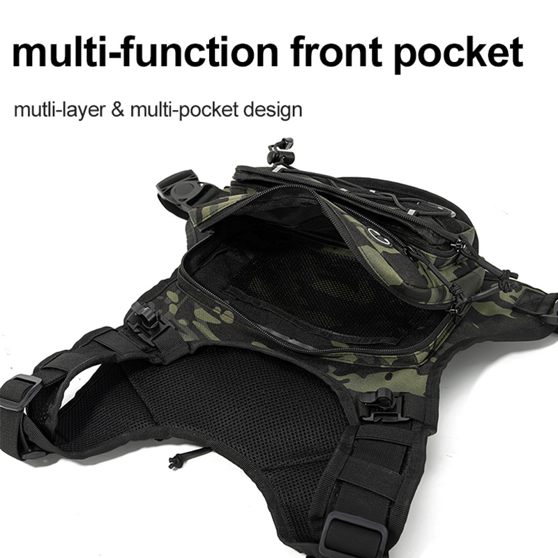Tactical Bag Front Chest Rig V - Running Hydration Vest 评论和价格