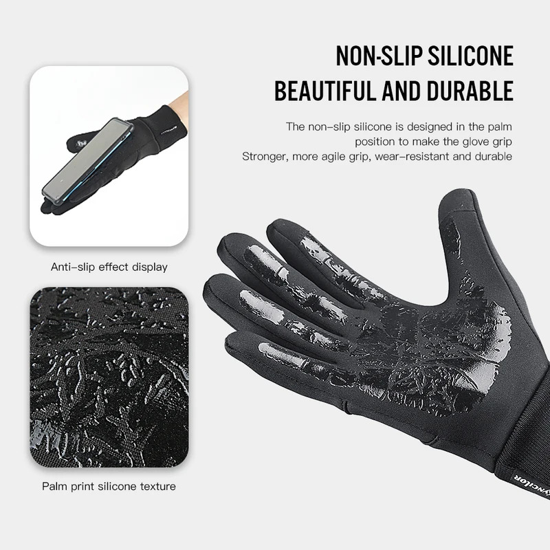 Winter Cycling Gloves for Men  - Running Gear In Winter 评论和价格