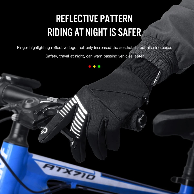 Winter Cycling Gloves for Men  - Running Gear In Winter 评论和价格