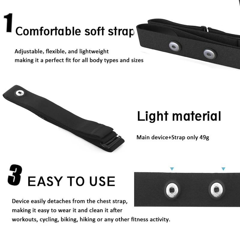 Premium Replacement Heart Rate - Heart Rate Strap Chest 评论和价格